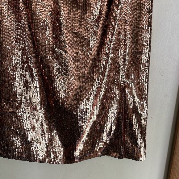 J. Crew Rose Gold Sequin Skirt - Picture 9 of 15